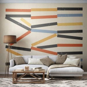 Photo Wallpaper Premium Sand - Horizontal Composition - Minimalism, Hipster, Contemporary - 500x350 cm