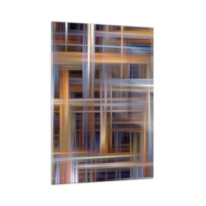 Glass picture - Light Woven - 50x70 cm