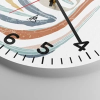 Clock face with numbers