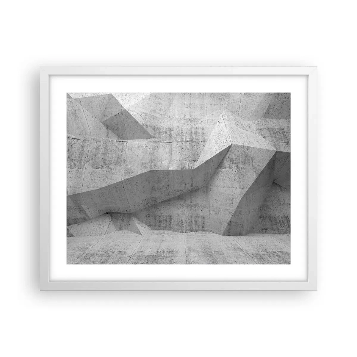 Poster in white frmae - Real Challenge - 50x40 cm