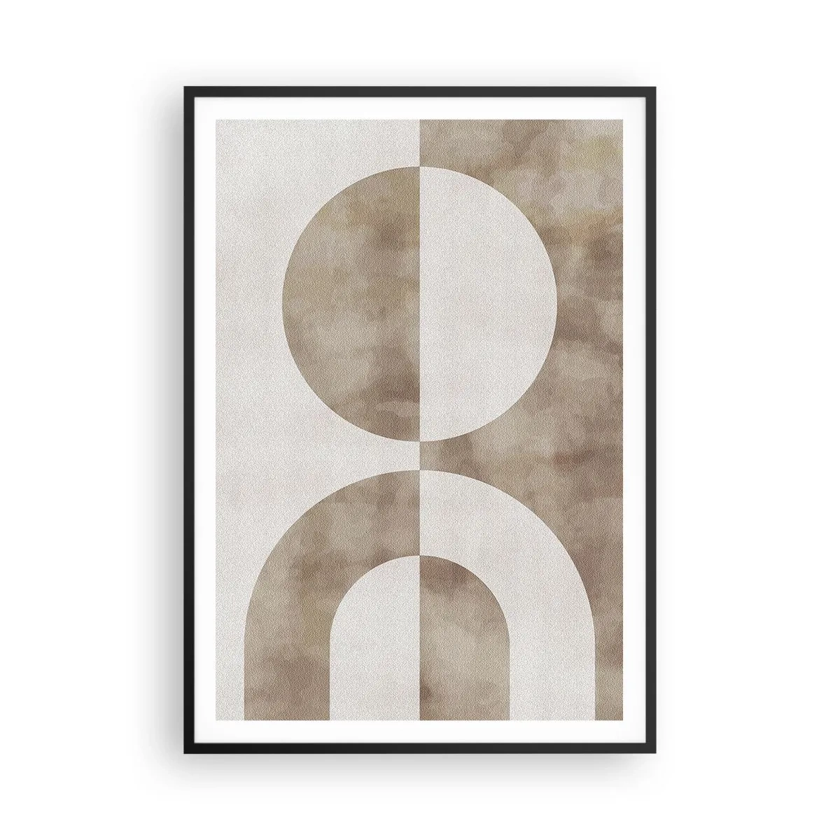 Poster in black frame - Similarities and Differences - 70x100 cm