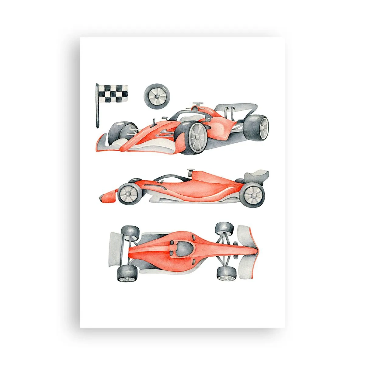 Poster - Race for the Dreams - 70x100 cm
