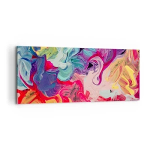 Canvas picture - Birth of Colours - 100x40 cm