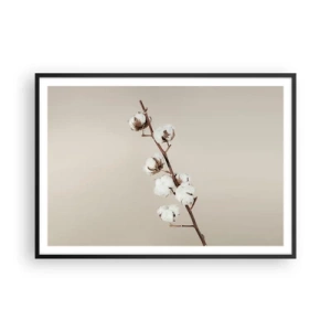 Poster in black frame - At the Heart of Softness - 100x70 cm