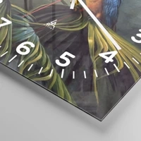 Clock face with numbers