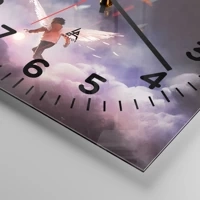 Clock face with numbers