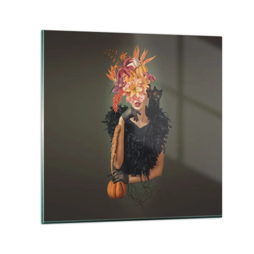 Glass picture - Charm of a Witch - 30x30 cm