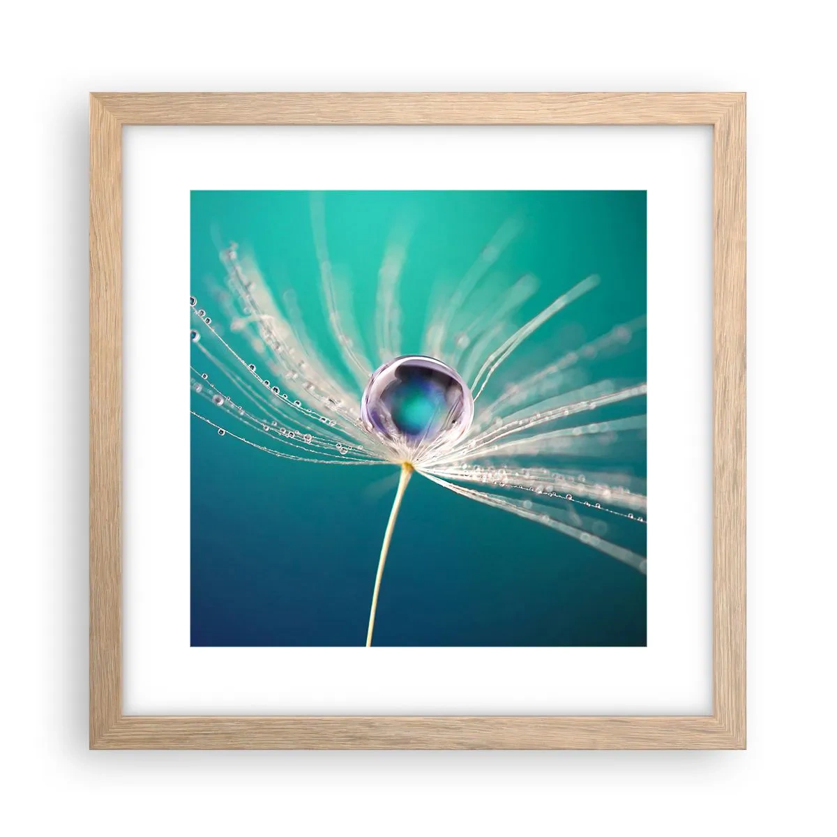 Poster in light oak frame - Mystical Moment - 30x30 cm