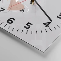 Clock face with numbers