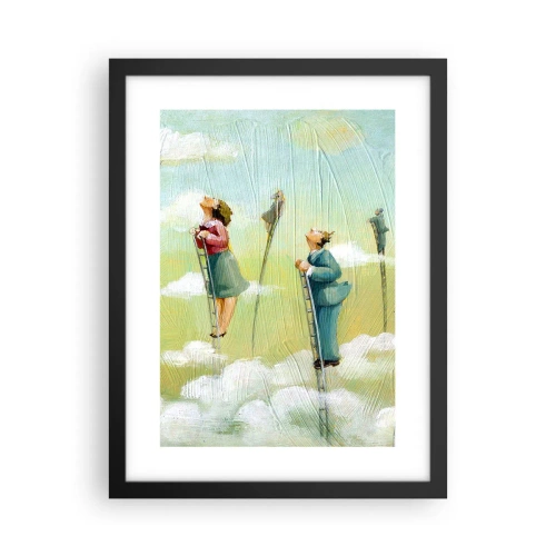 Poster in black frame - Following the Dream - 30x40 cm