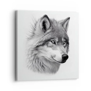 Canvas picture - Alpha - Without a Doubt - 30x30 cm