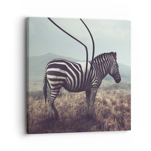 Canvas picture - Attention! Faulty Design - 30x30 cm