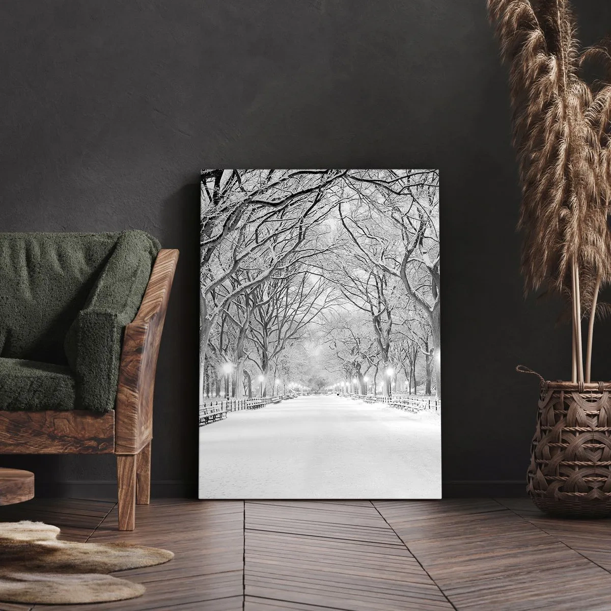 Canvas picture - Four Seasons: Winter - 50x70 cm