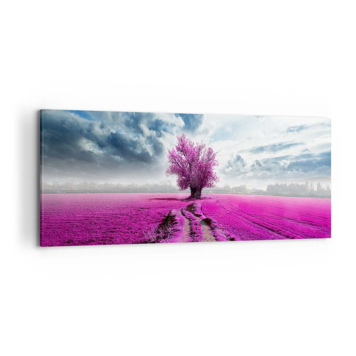 Canvas picture - Heathland Charm - 120x50 cm