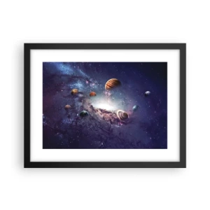 Poster in black frame - Solar-Dancing System - 40x30 cm
