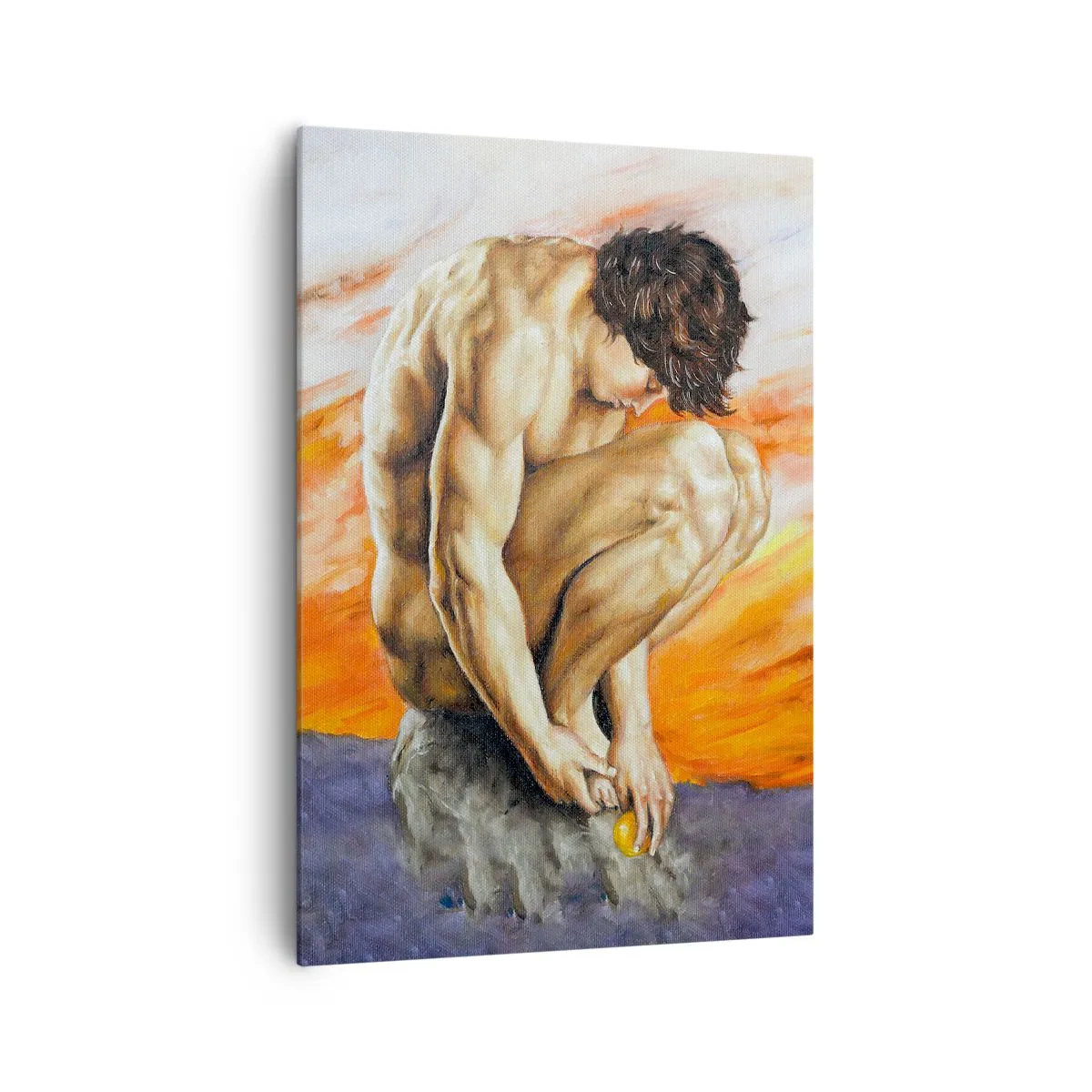 Canvas picture - Submerged in Himself - 70x100 cm
