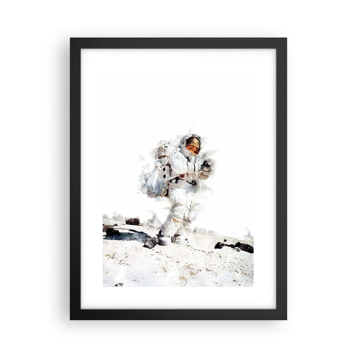 Poster in black frame - Messenger of the Earth - 30x40 cm