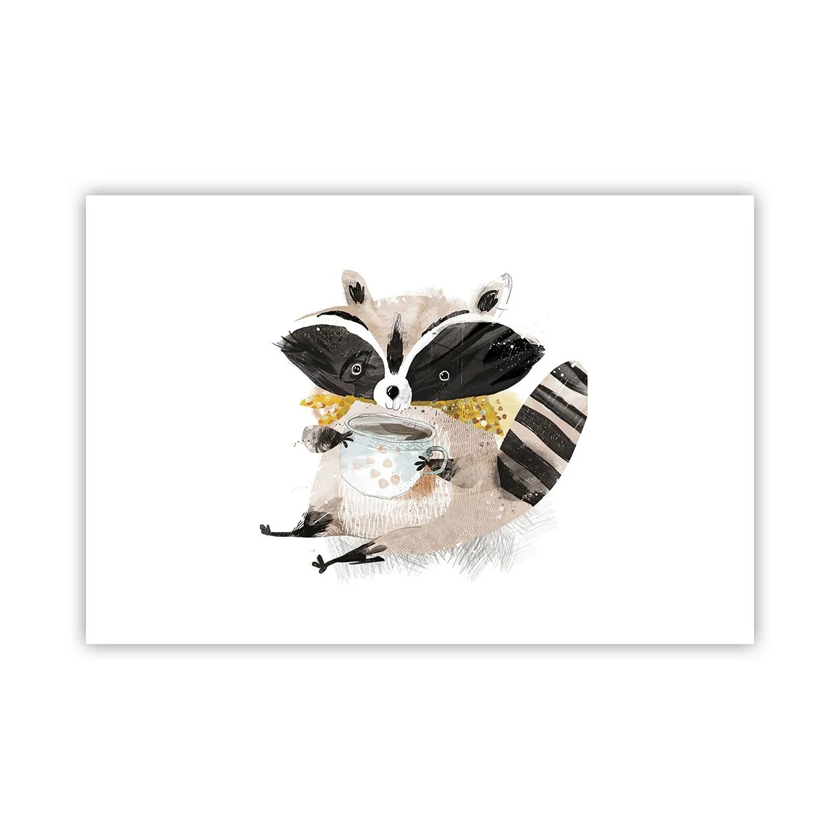 Poster - My Friend Raccoon - 91x61 cm