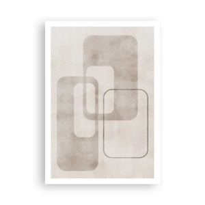 Poster - Geometrical Grout - 70x100 cm