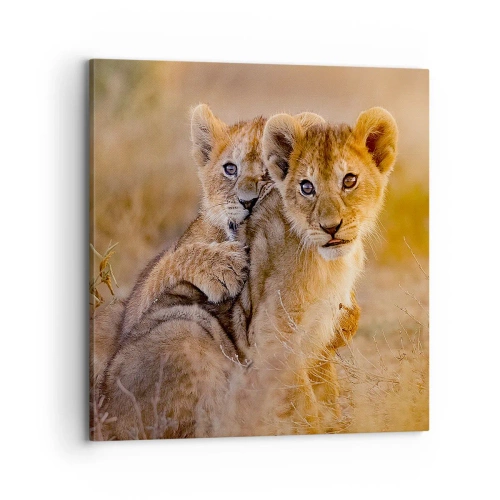 Canvas picture - Do Not Disturb! We Are Playing - 70x70 cm