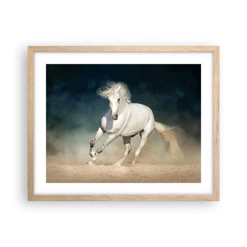 Poster in light oak frame - Freedom in a Pure State - 50x40 cm