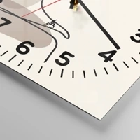 Clock face with numbers