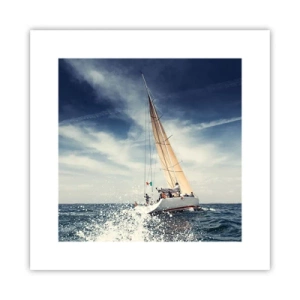 Poster - They Won't Catch Us - 30x30 cm