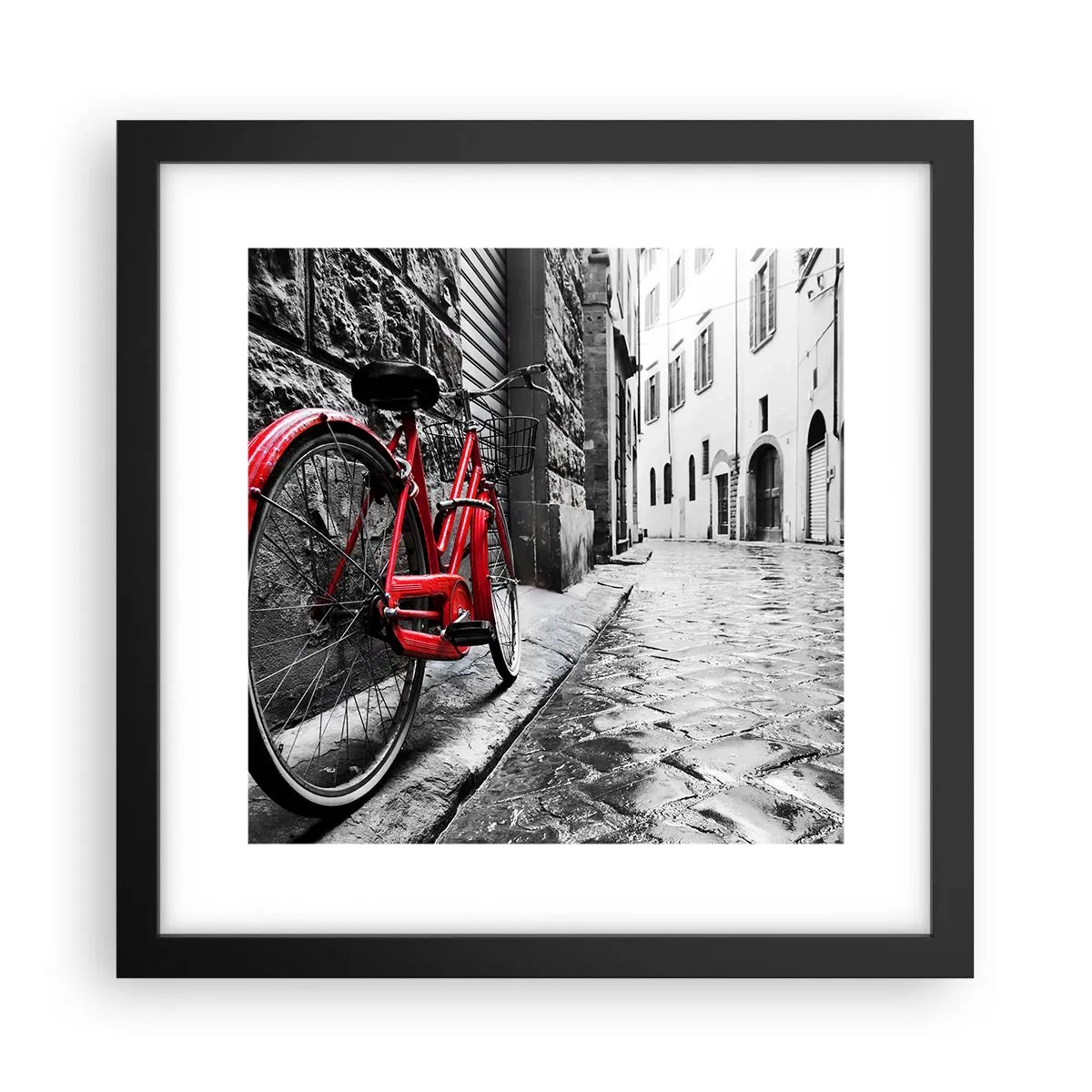 Poster in black frame - Real Beauty Does Not Age - 30x30 cm