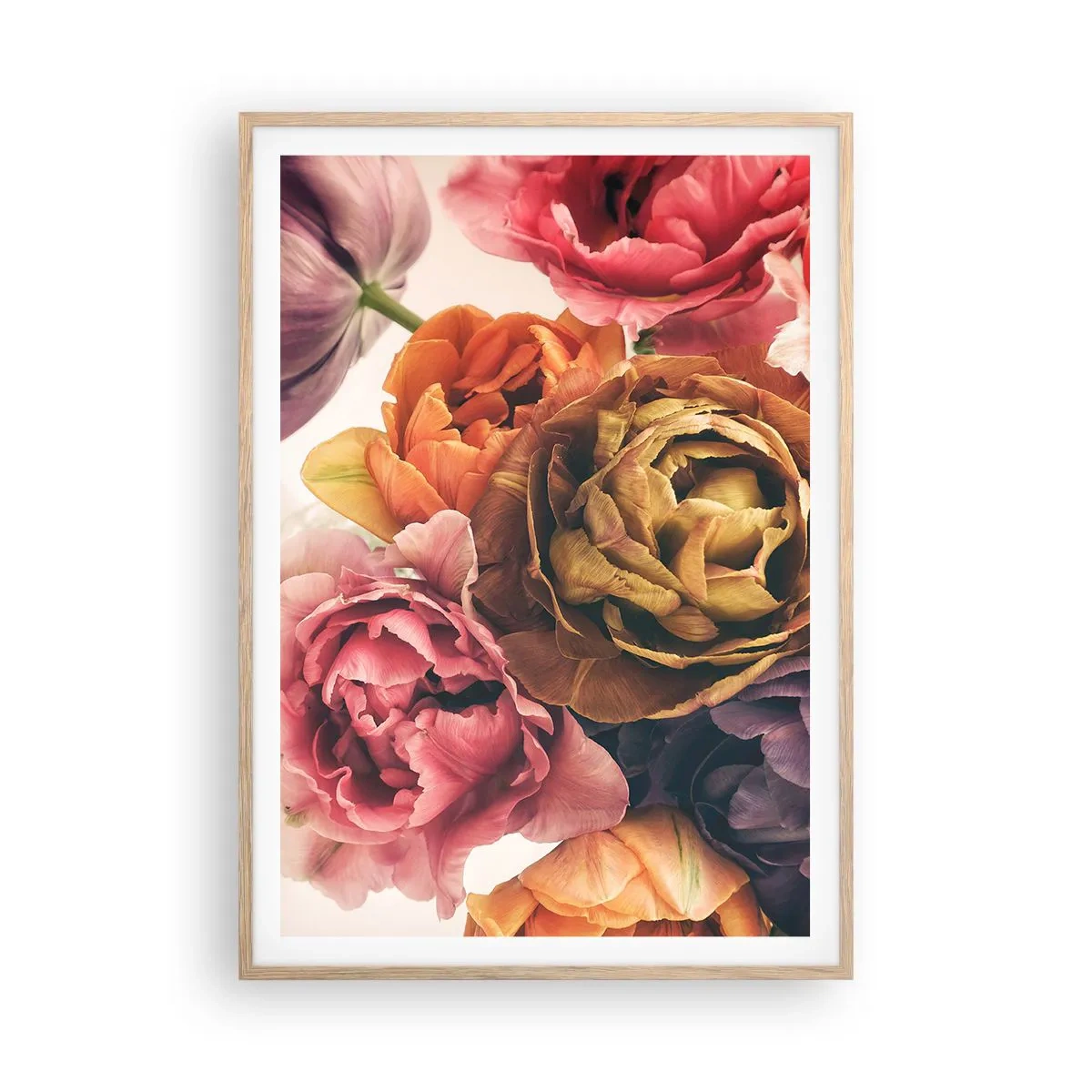 Poster in light oak frame - Celebration of Life - 70x100 cm