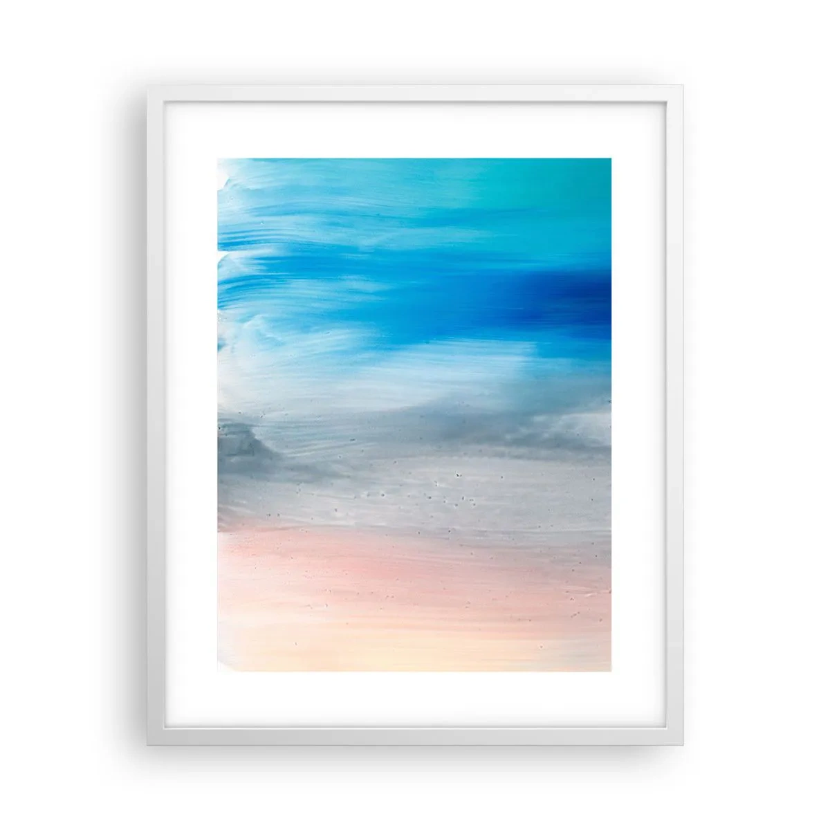 Poster in white frmae - Elements: Air - 40x50 cm