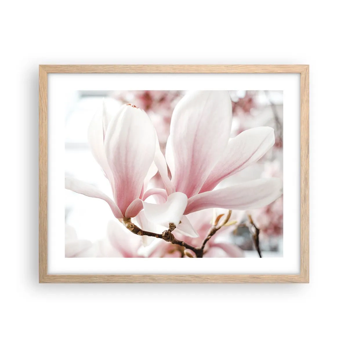 Poster in light oak frame - Immensity of Tenderness - 50x40 cm