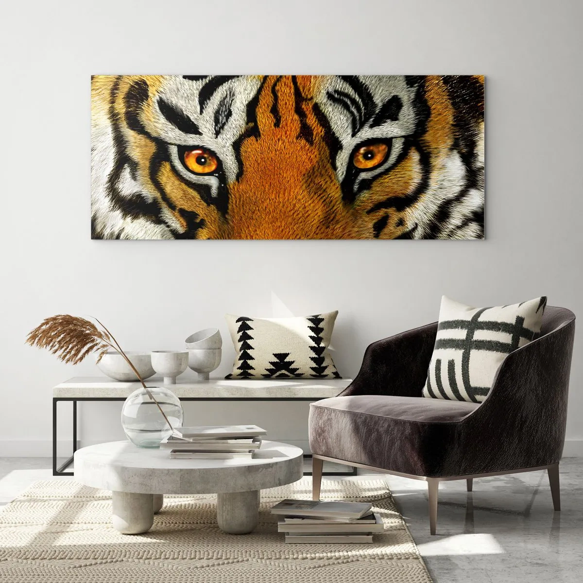 Glass picture - Fearsome and Beautiful - 90x30 cm