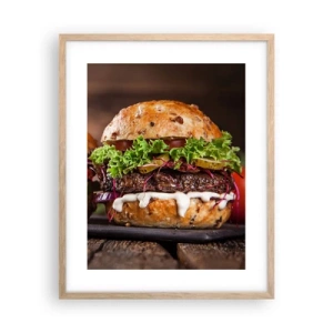 Poster in light oak frame - American Dream - 40x50 cm