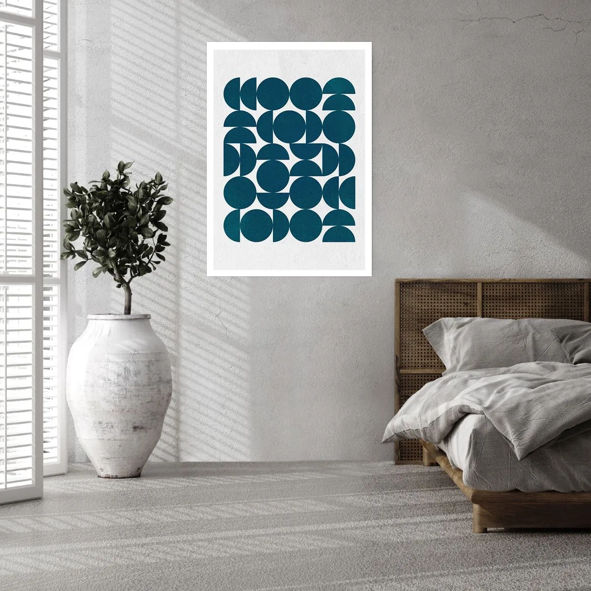 Poster - Circles and Semicircles - 70x100 cm