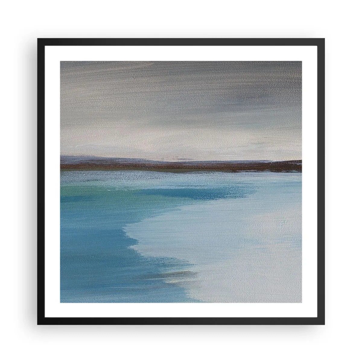 Poster in black frame - Horizontal Landscape - 60x60 cm