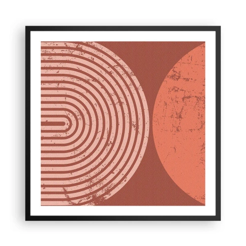 Poster in black frame - Close Relationship - 60x60 cm