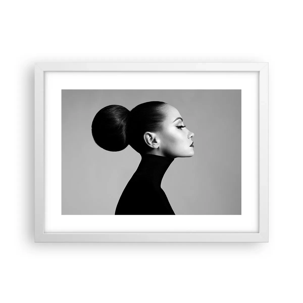 Poster in white frmae - Modern Nefretete - 40x30 cm