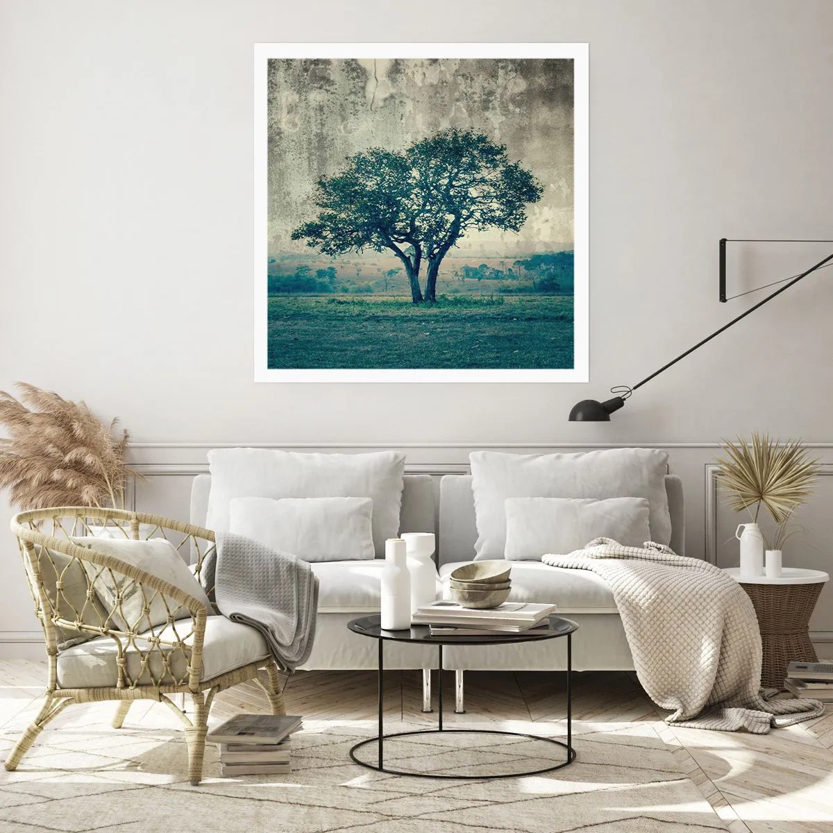 Poster - Apple Tree in Blue? - 30x30 cm