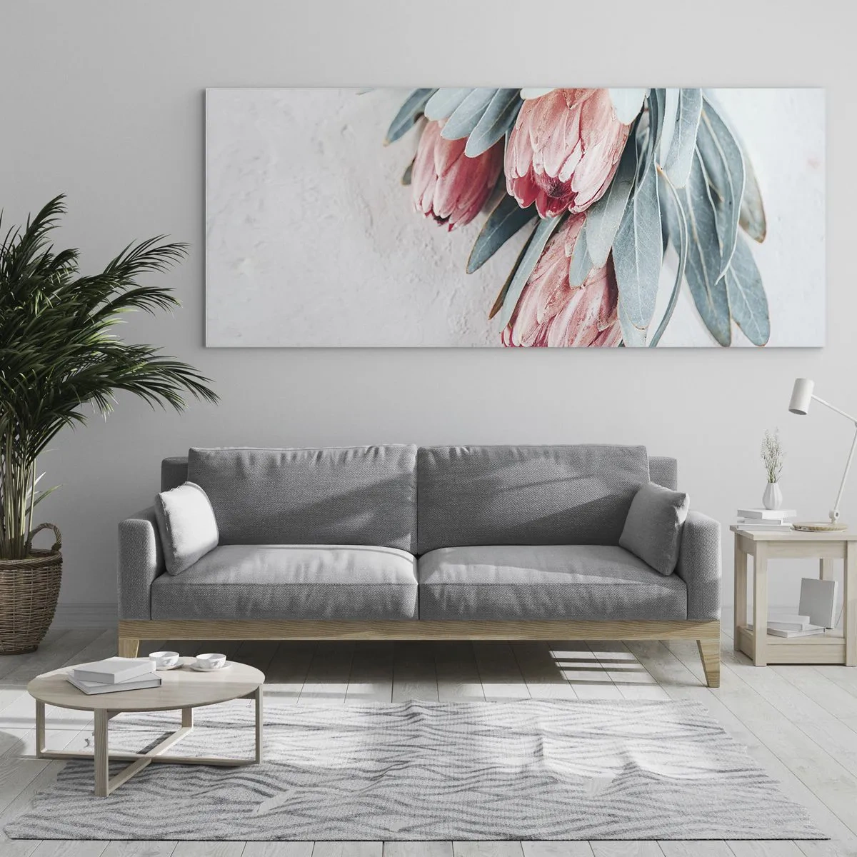 Glass picture - Ashamed of Their Own Beauty - 120x50 cm