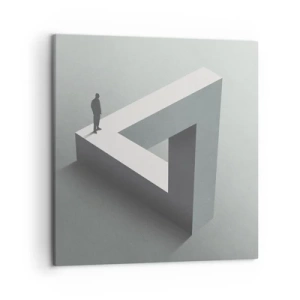 Canvas picture - And Yet It Is Possible - 50x50 cm