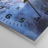 Clock face with numbers