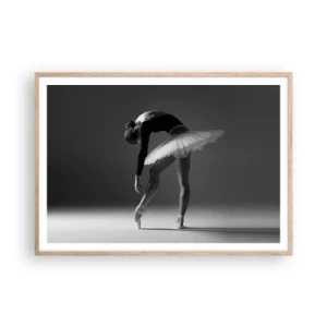 Poster in light oak frame - Belle Ballet Dancer - 100x70 cm
