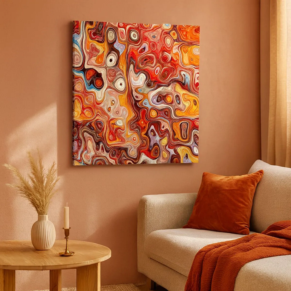 Canvas picture - If Nuts Dissolved in Honey - 30x30 cm