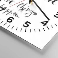 Clock face with numbers