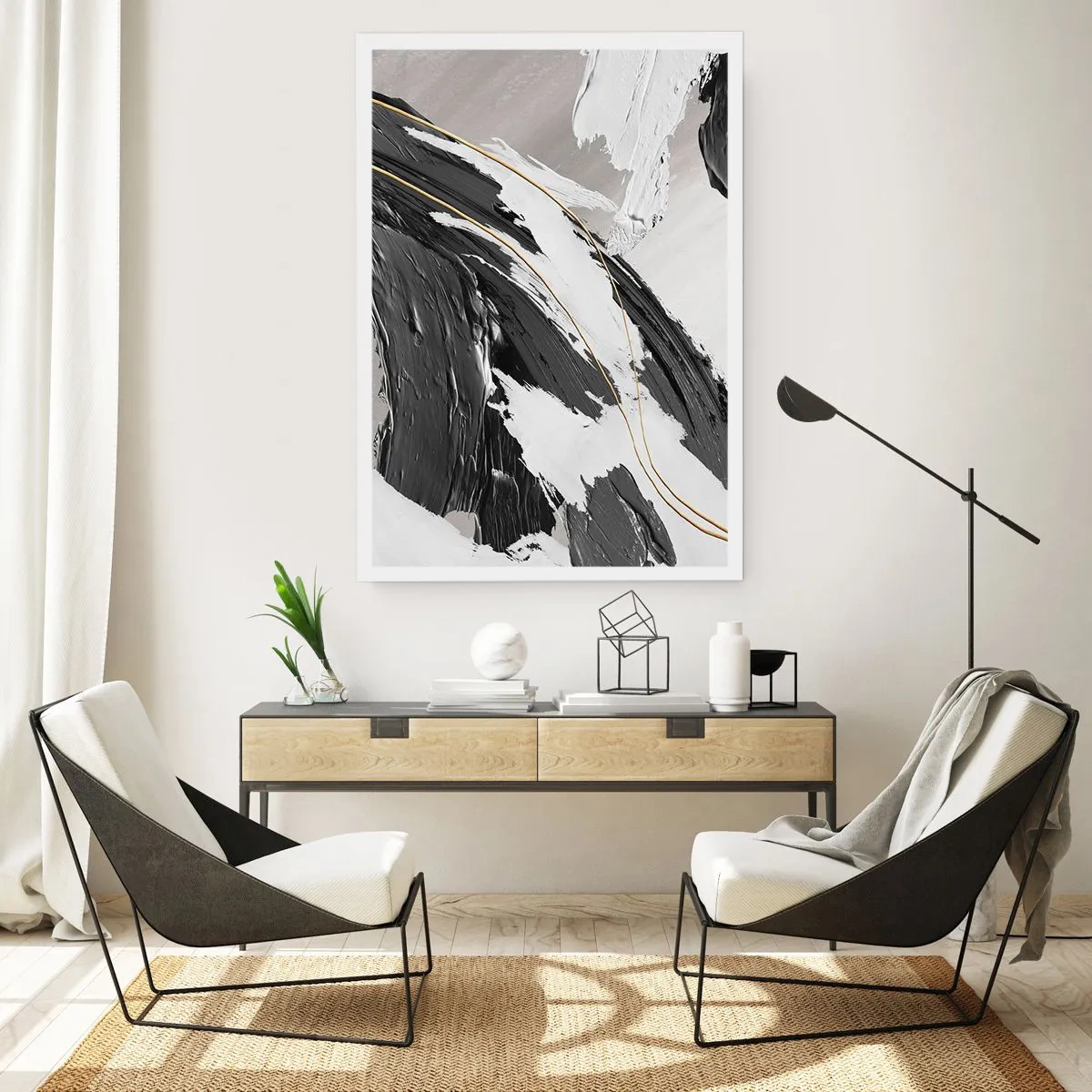 Poster - Abstract with Flair - 40x50 cm