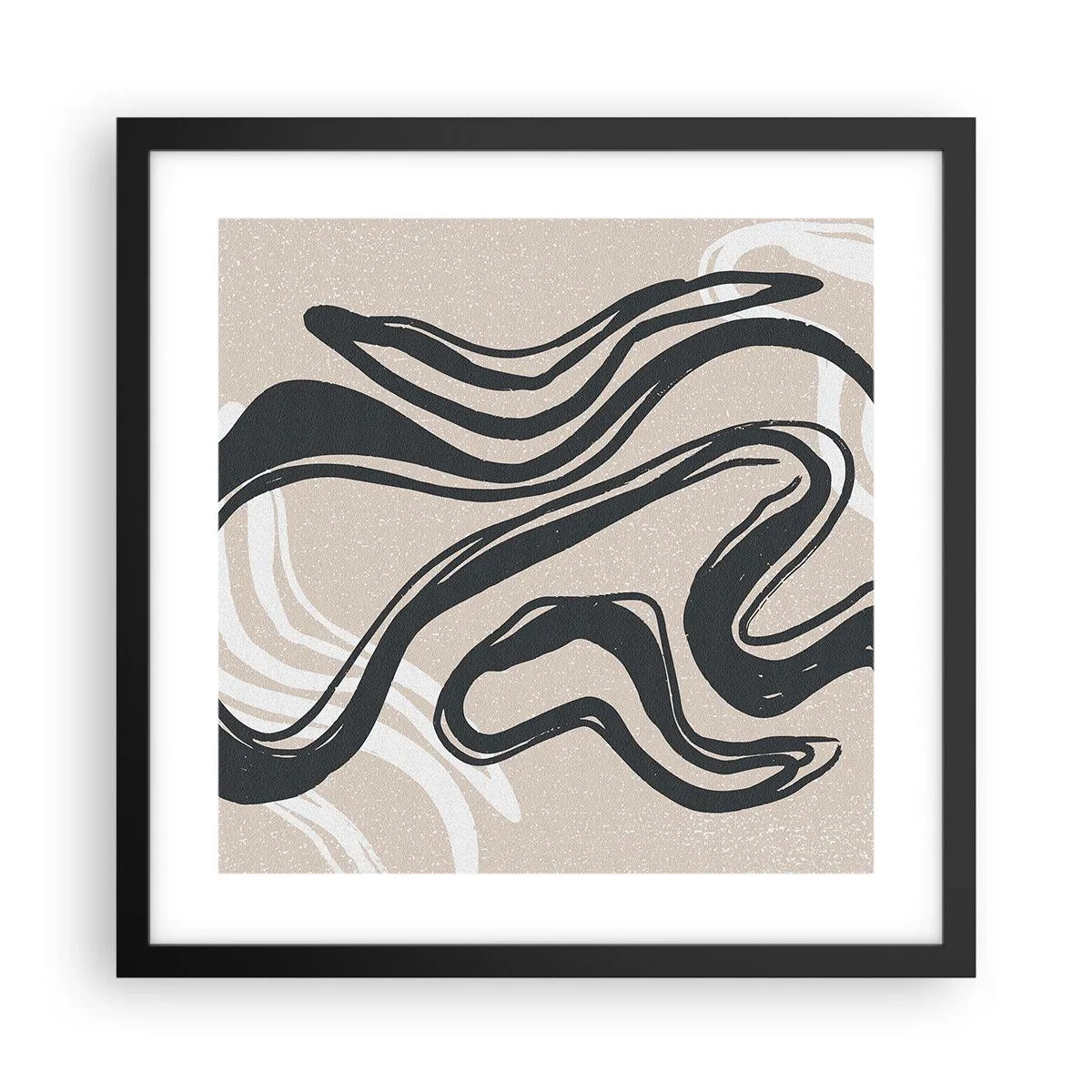 Poster in black frame - Multiplied Expression - 40x40 cm