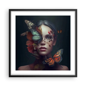 Poster in black frame - Wonderful Metamorphosis - 50x50 cm