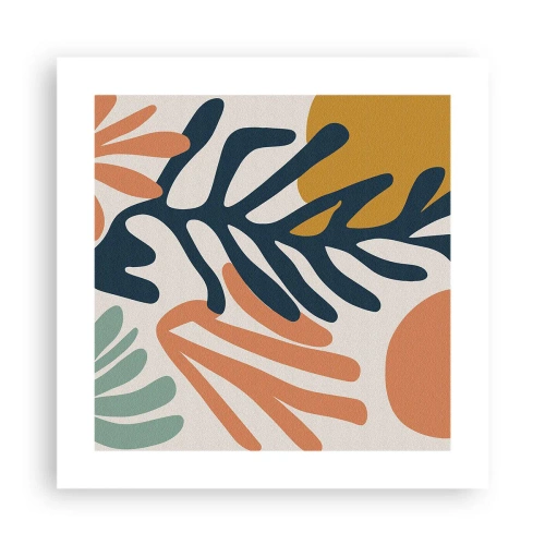 Poster - Coral Sea - 40x40 cm