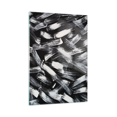 Glass picture - Abstract in Industrial Spirit - 50x70 cm