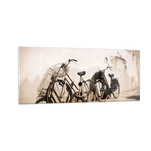 Glass picture - Unforgetable Charm of the Past - 100x40 cm